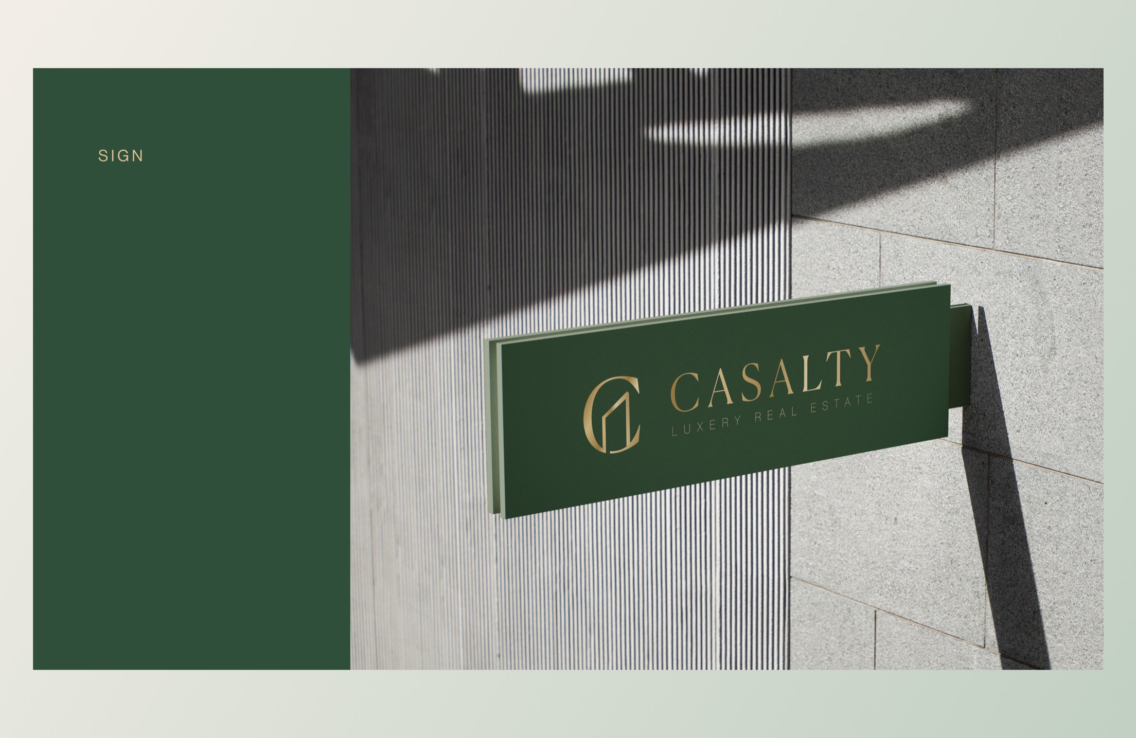 Casalty brand identity, view 4
