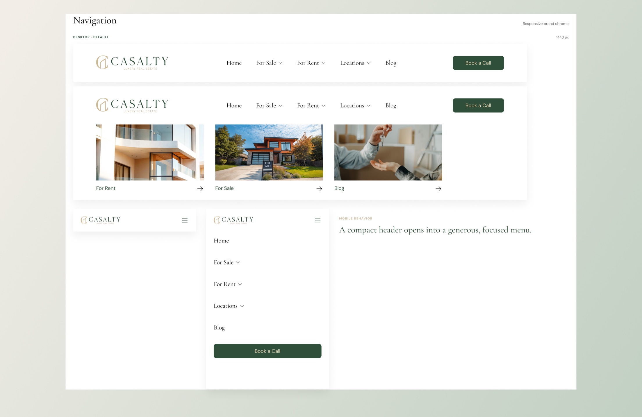 Casalty design system, view 3