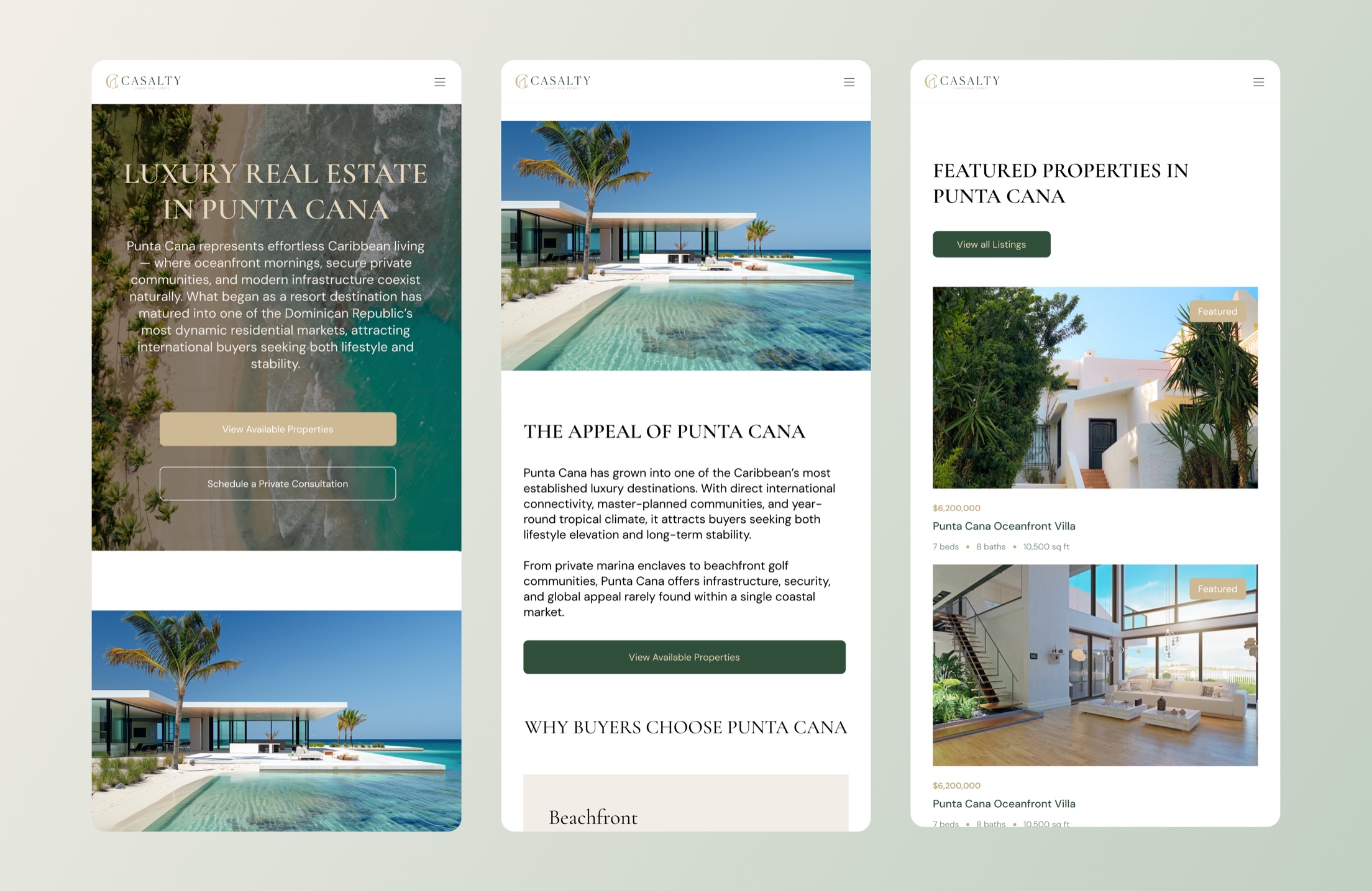 Casalty location landing page, view 2