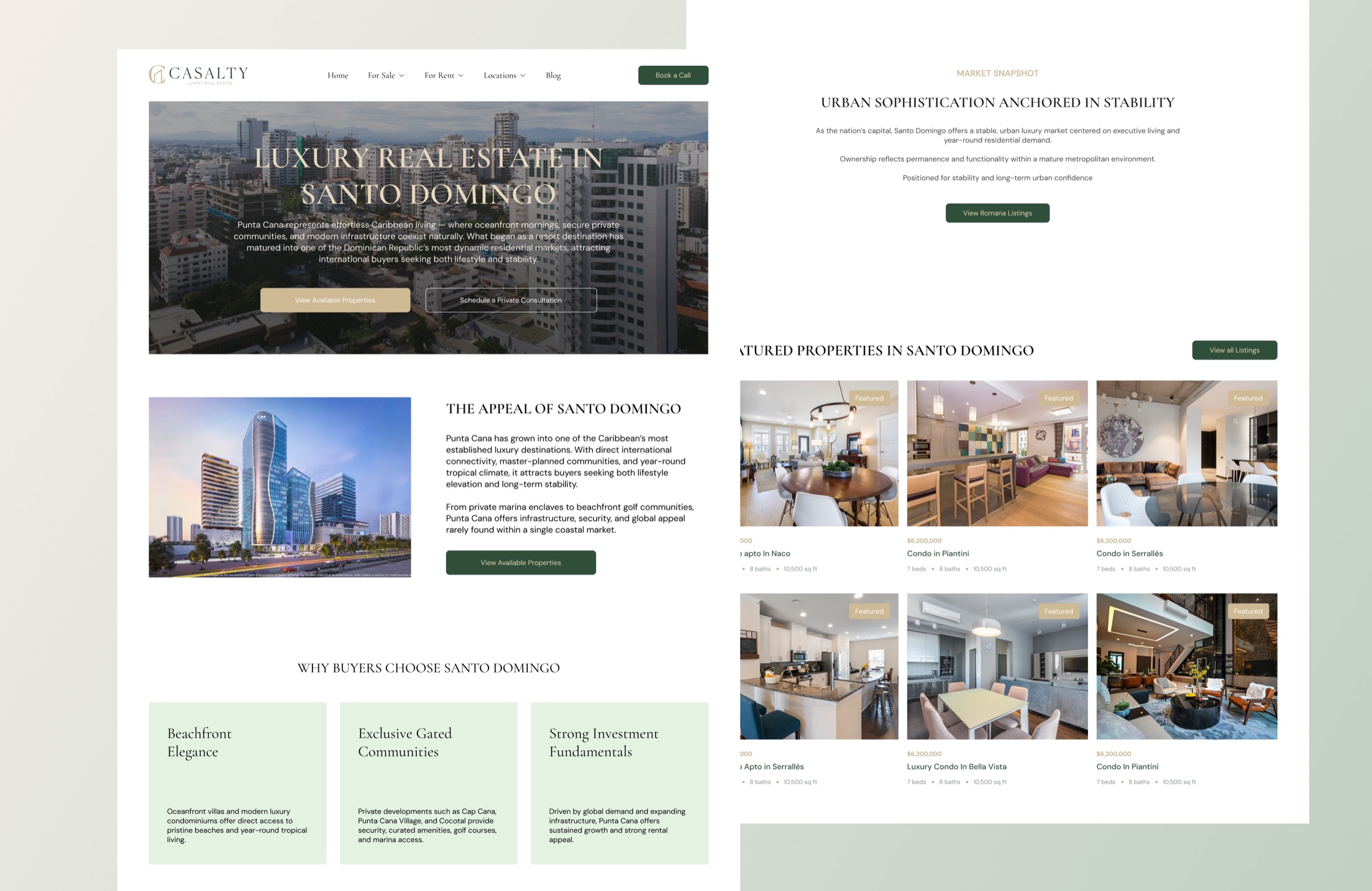 Casalty location landing page, view 3