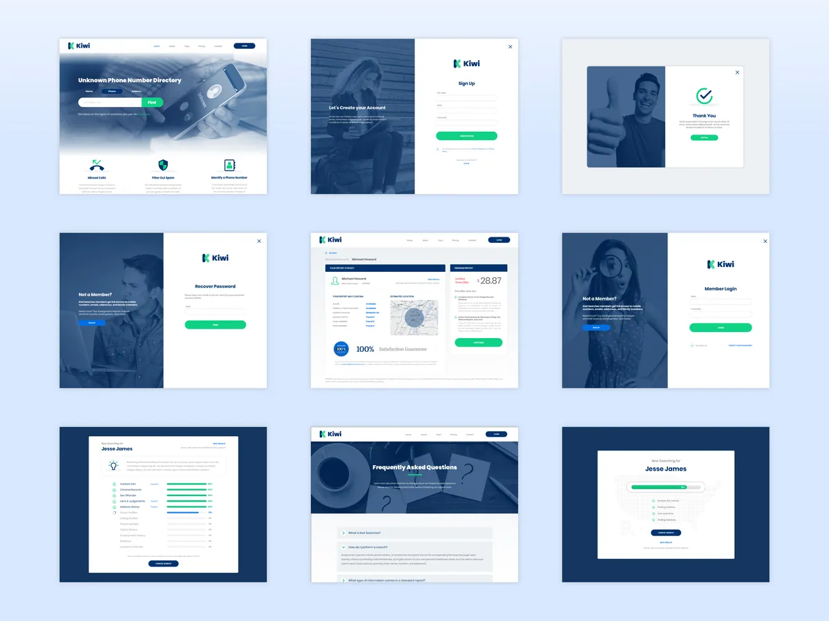 Payment screen