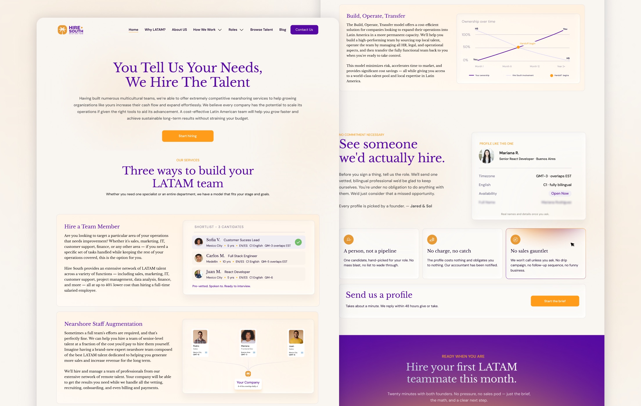 HireSouth How We Work page